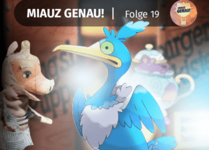 pokemon podcast, miauz genau!, deutsch, Urgl, Augsburger Puppenkiste, Mortipod, Schwert und Schild, neue Pokémon