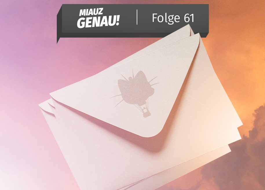 Miauz Genau - der deutsche Pokemon Podcast Folge 61 - Zettelwirtschaft. Briefe mit Mauzi Ballon Aufdruck